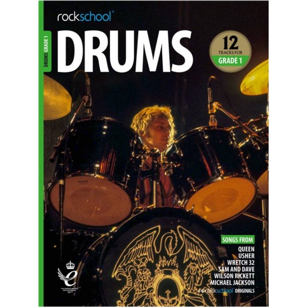 Rockschool: Drums Grade 1 2018+ (Book/Audio)